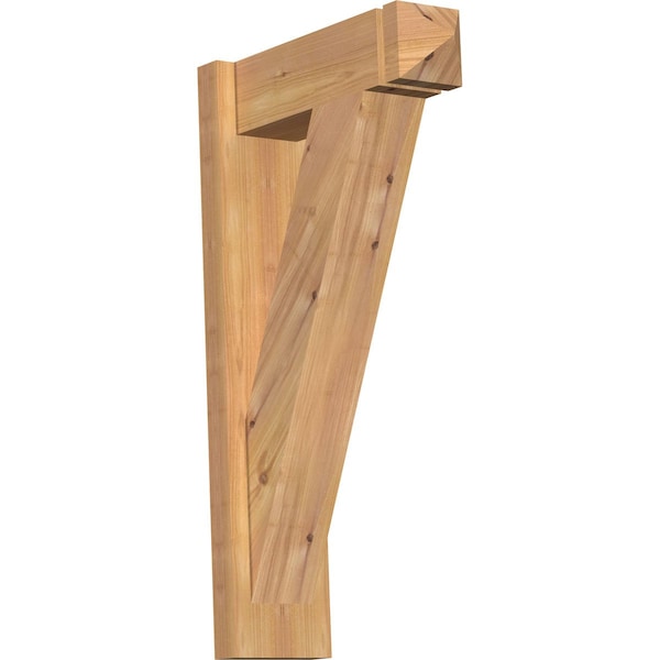Ekena Millwork Traditional Arts & Crafts Smooth Outlooker, Western Red Cedar, 5 1/2"W x 16"D x 28"H OUT06X16X28TRA03SWR - main